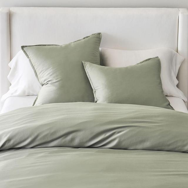Sea Mist Casual TENCEL™ Duvet Cover, Full/Queen
