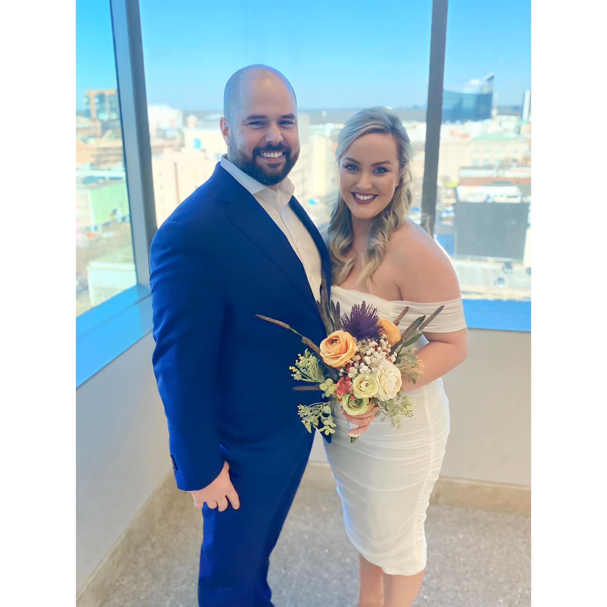 Our "first" wedding day!