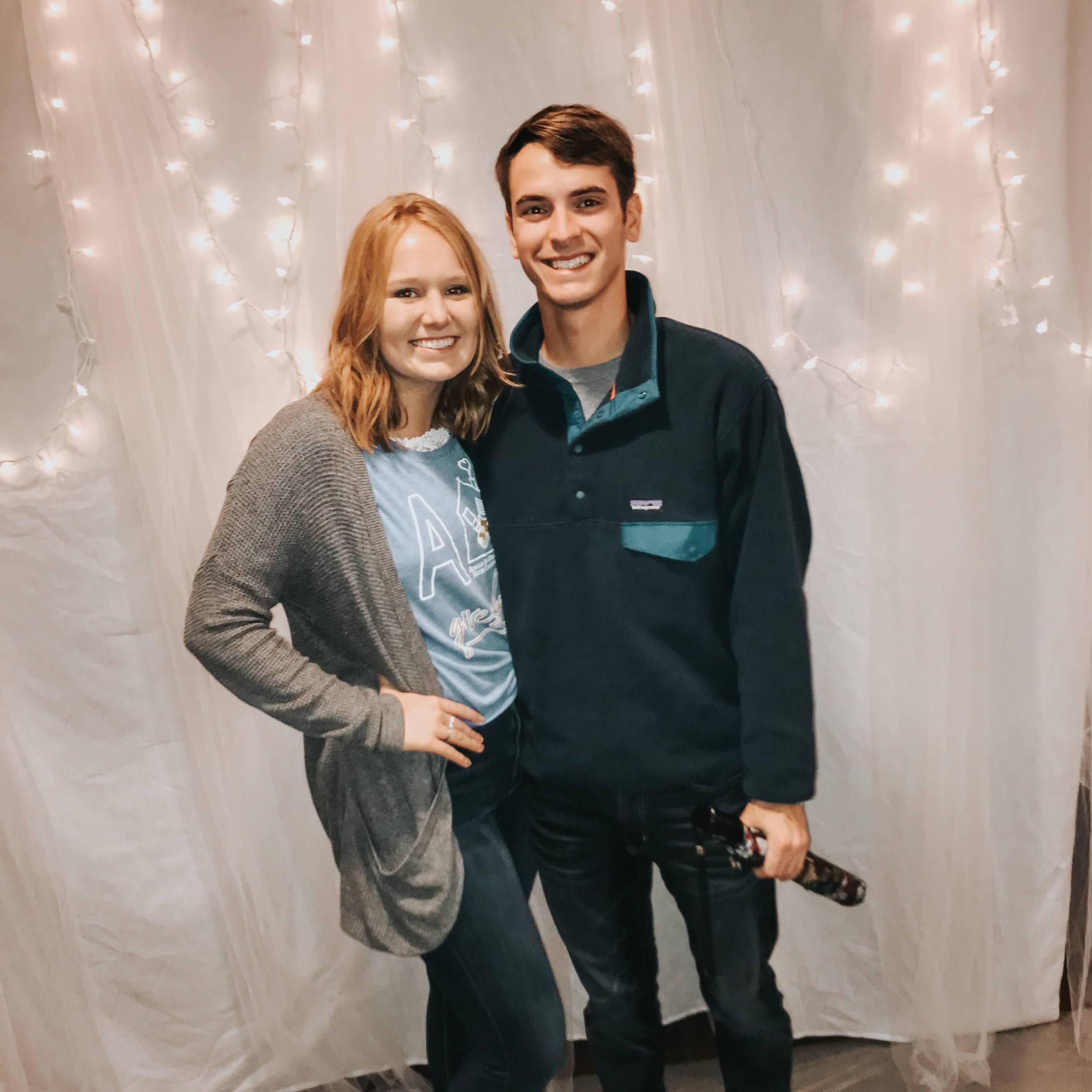 Our first photo together