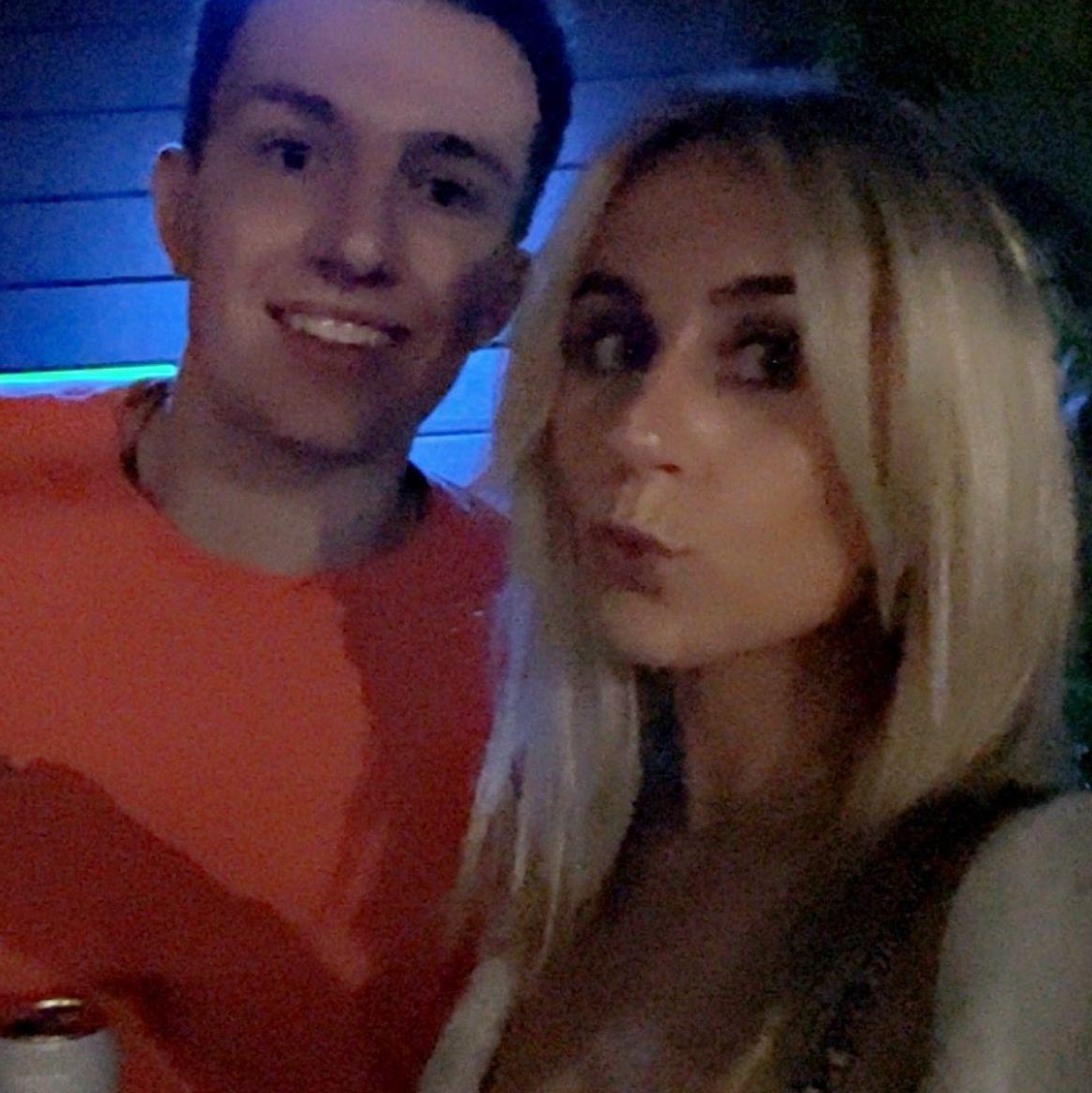 At the bar in Florida before we saw Jimmy Buffet!