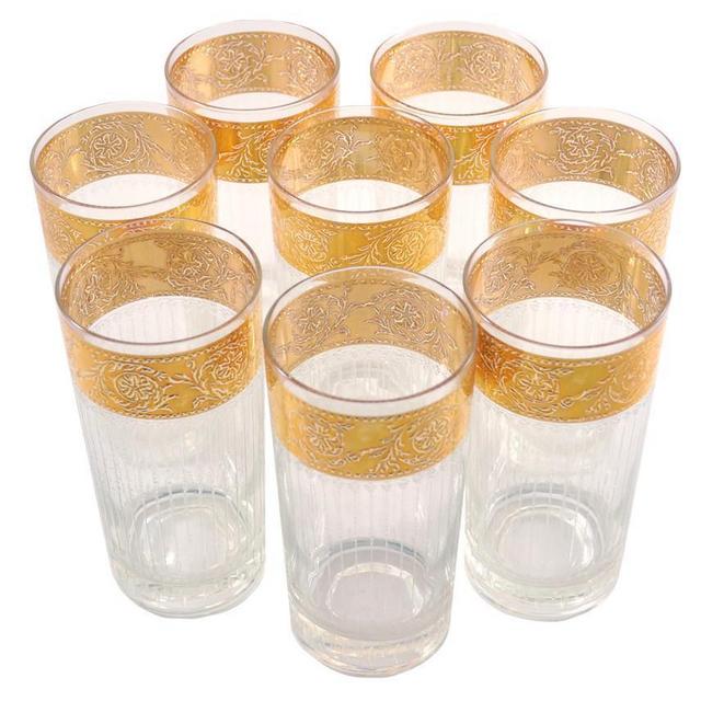 Culver Tyrol Gold Band Collins Glasses