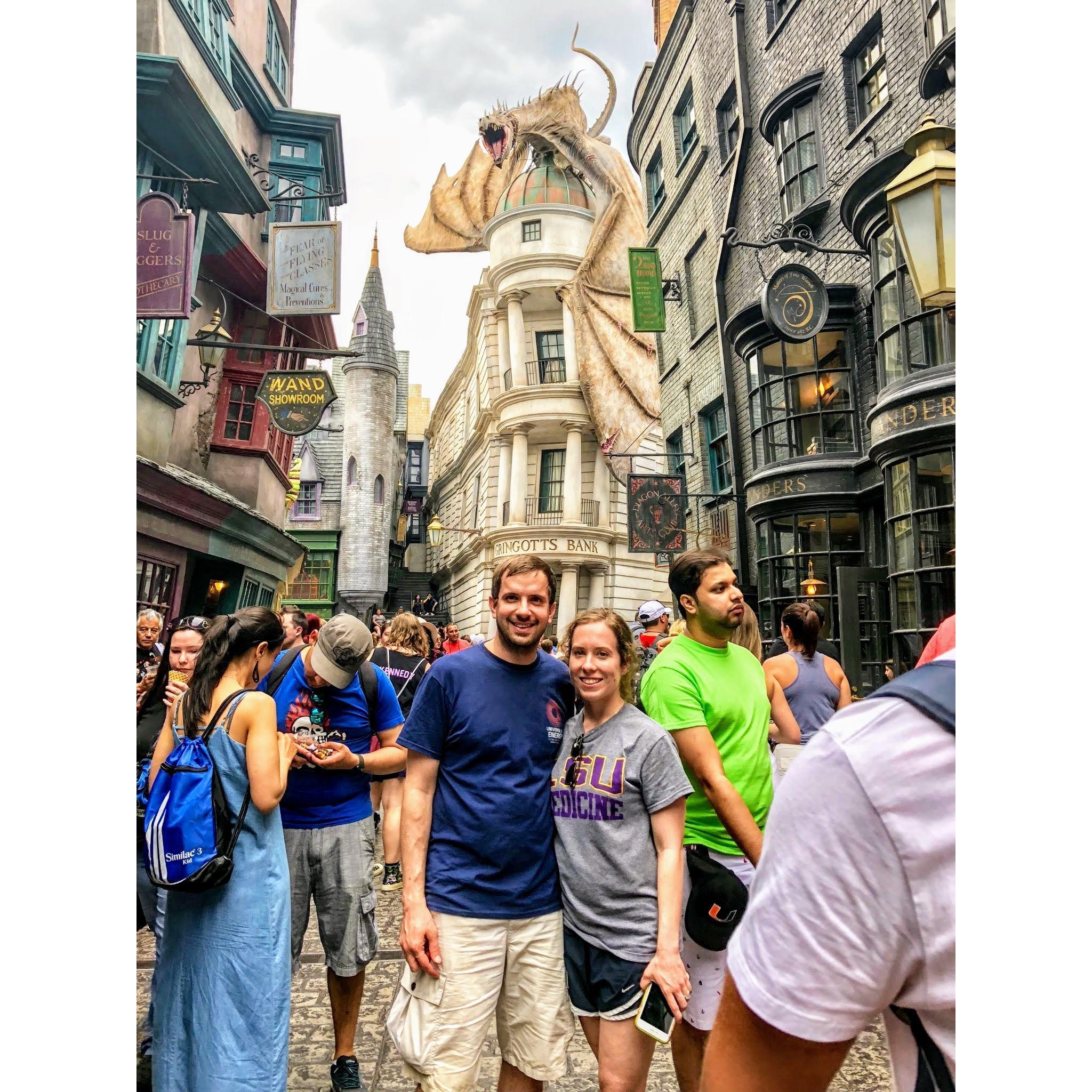 diagon alley, universal studios