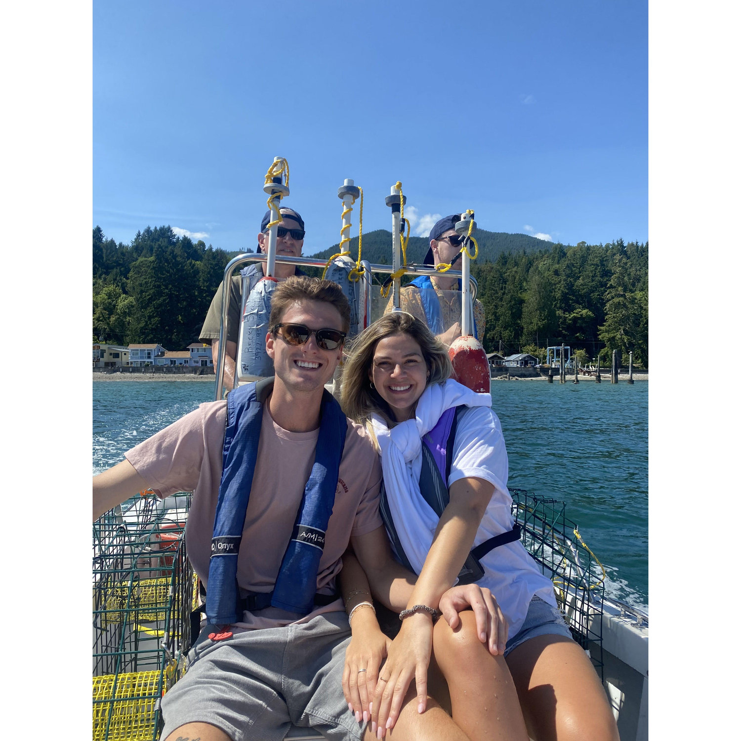 July 2023 - Crabbing with the Sells family on Hood Canal