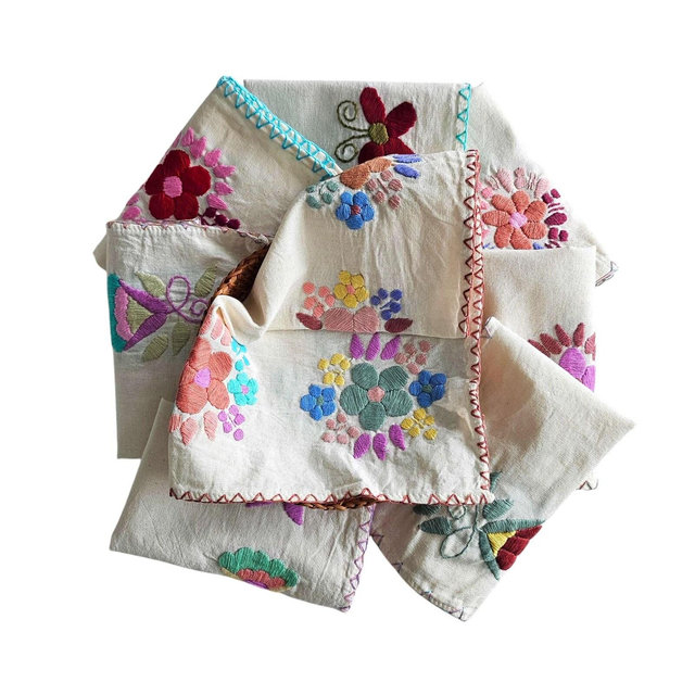 Tortilla Cloth | Tortilla Napin | Mexican Embroidered Tortilla Cloth | Hand Embroidered Cloth | Tortilla Warmer Cloth | Servilletas