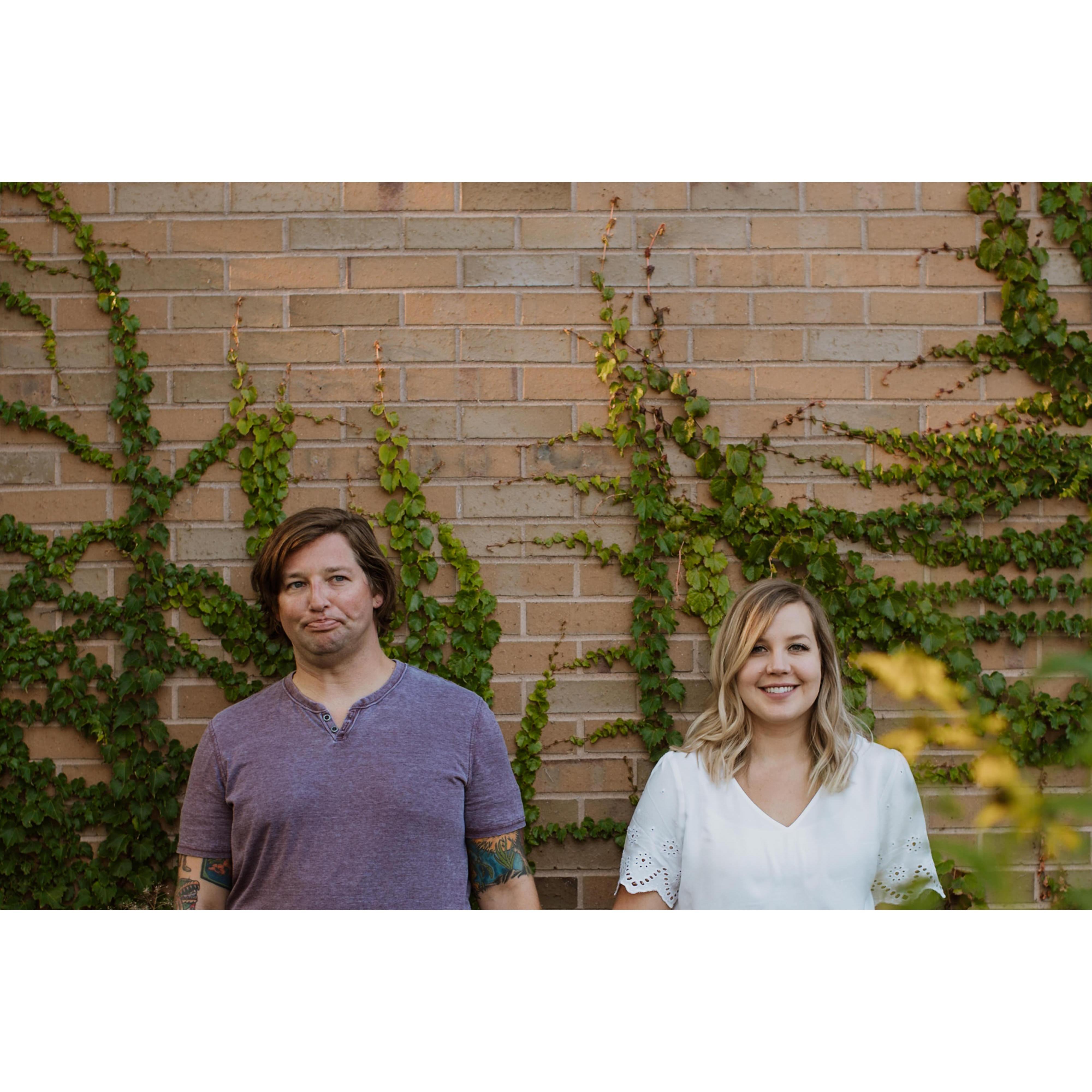 He told me to make ... rude noises. I guess she didn't get the same instructions.
Engagement photos September 20, 2020