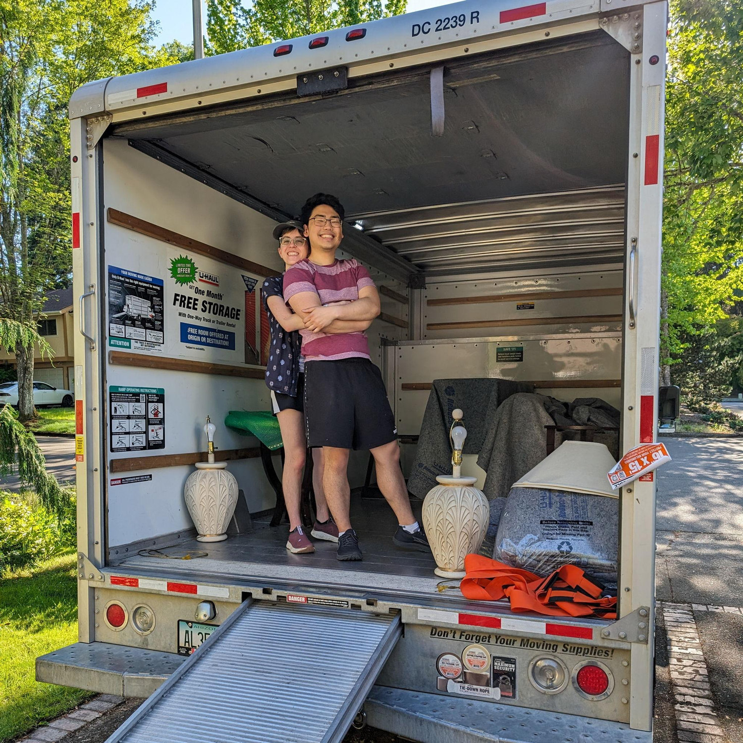 We moved to Seattle together in June 2024