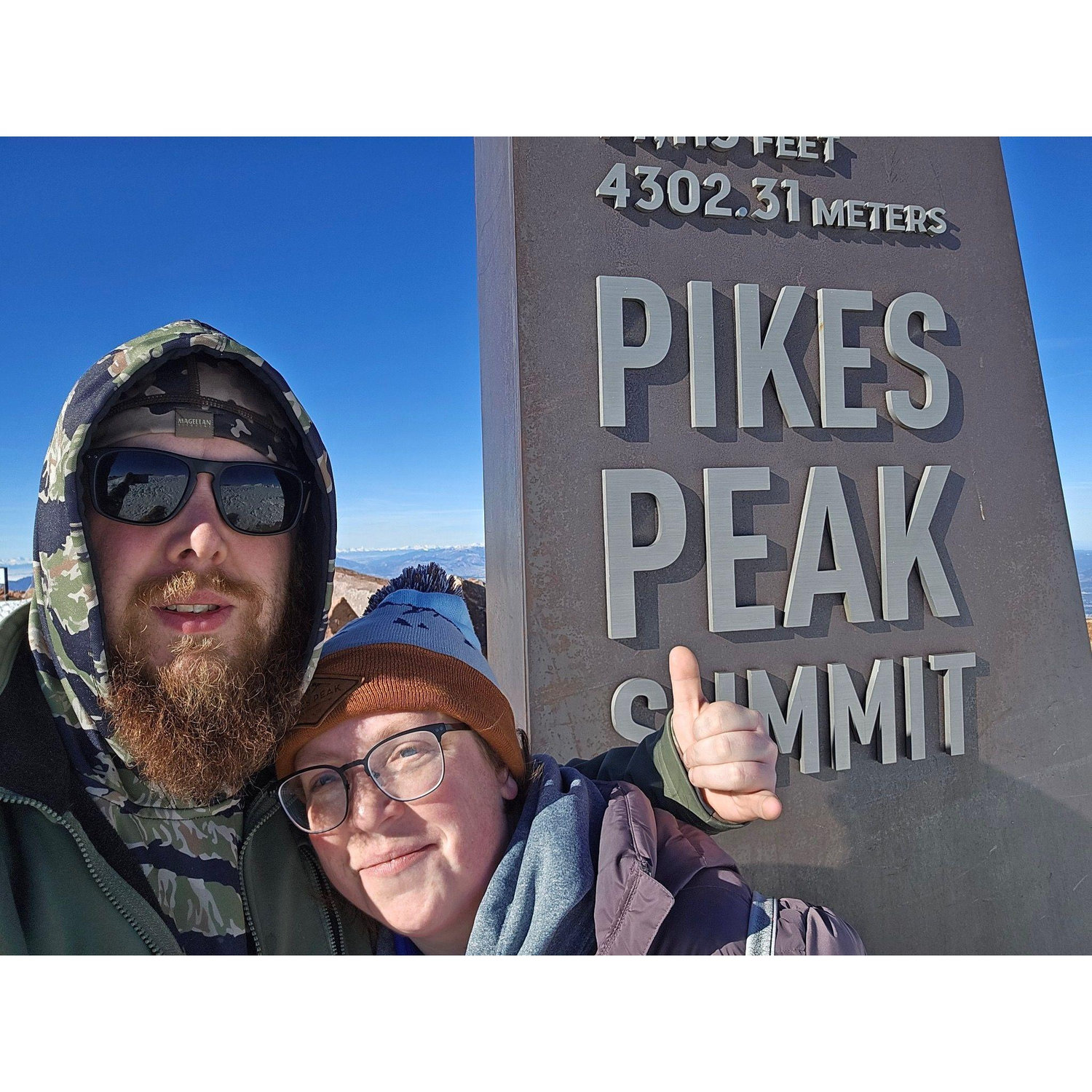 One of my favorite pictures from the top of Pikes Peak