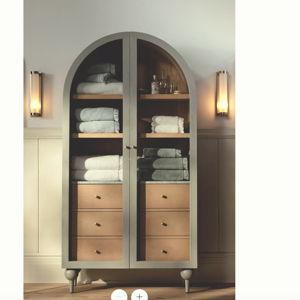 The Fern Marble Top Three-Drawer Storage Cabinet