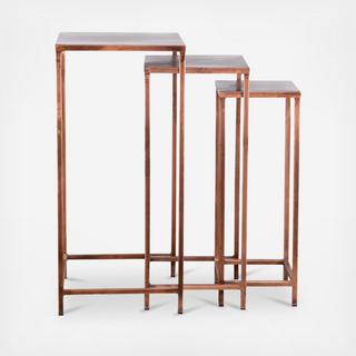 Pollock Tall Nesting Tables, Set of 3