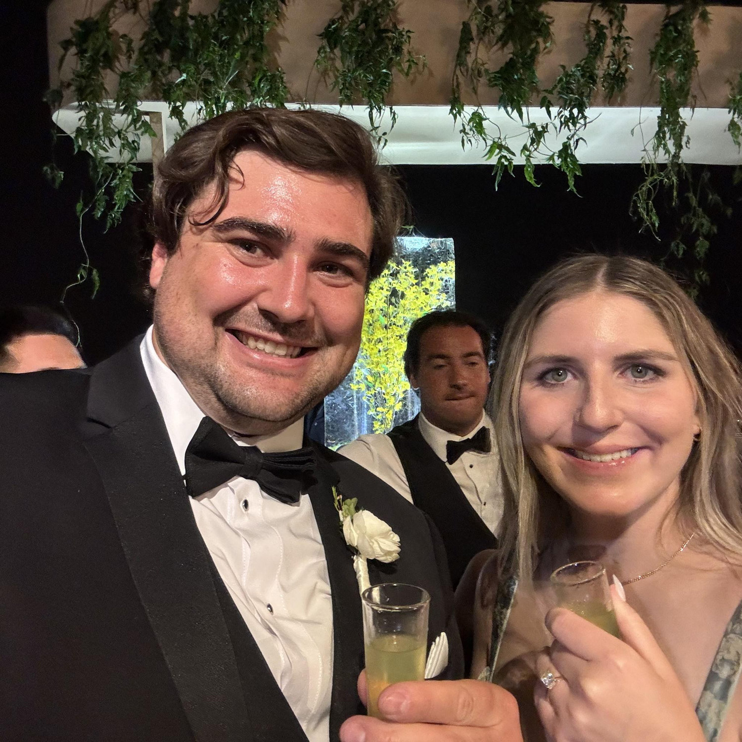 Looking classy at Kurt and Nikki's wedding