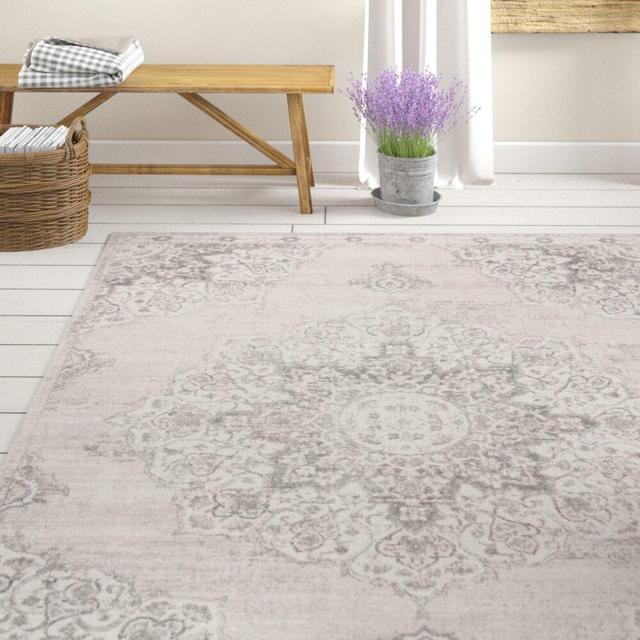 Lamartine Gray/Ivory Area Rug