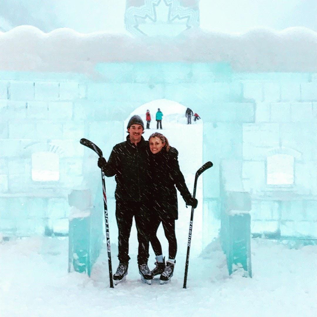 skiing & hockey at Lake Louise, Alberta - February 2018