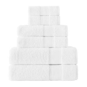 Grund Turkish Certified 100% Organic Cotton Towels in White (Set of 6)