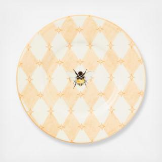 Queen Bee Stoneware Salad Plate