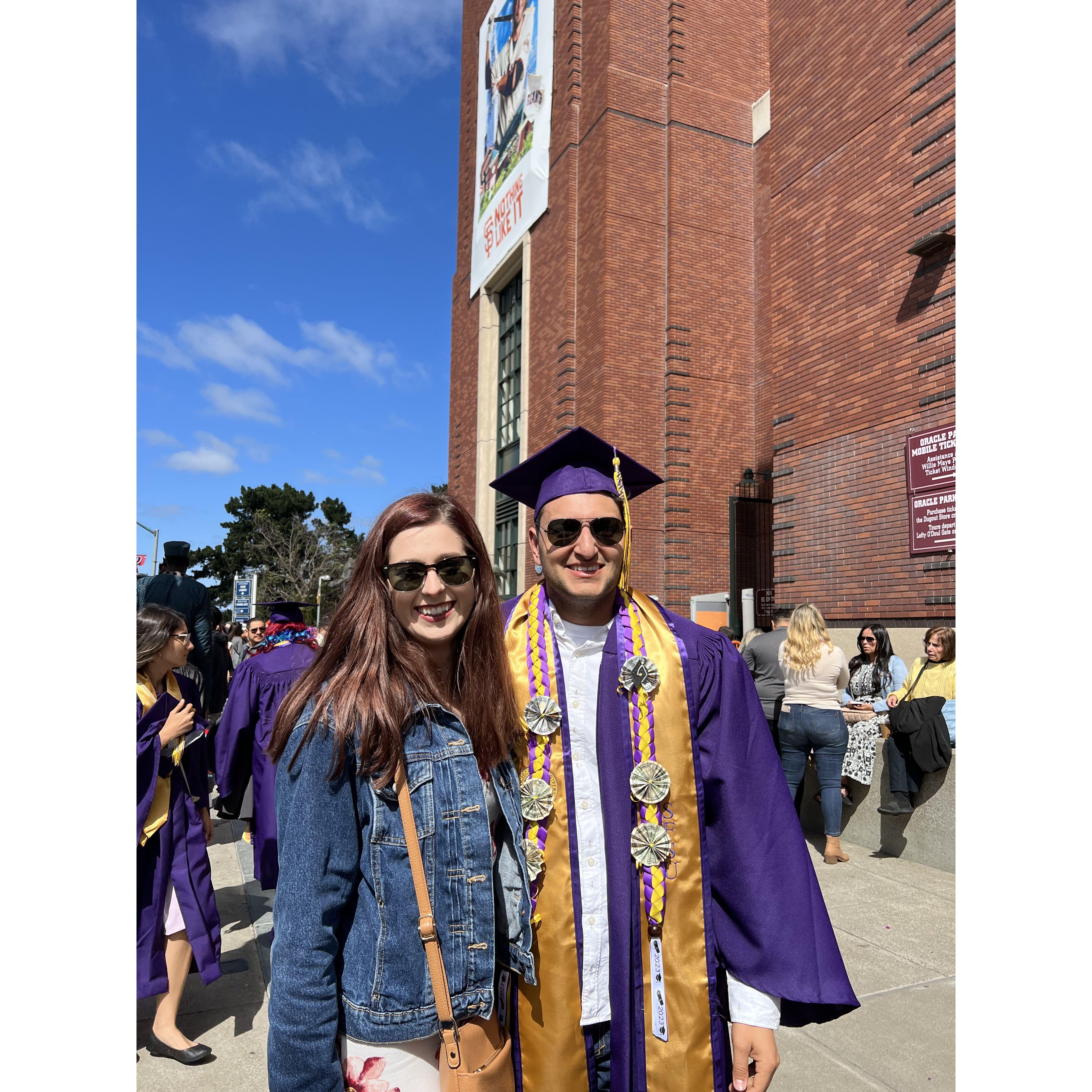 Brian graduated SFSU!