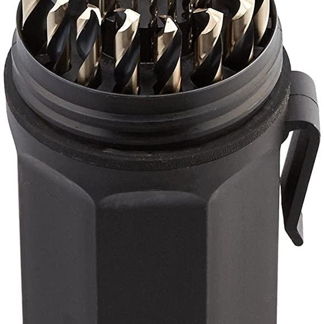 Norseman Drill Bits 44170 Ultra Dex Type 240-UB 135 Degree Split Point Magnum Super Premium Jobber Drill Set (29 Piece)