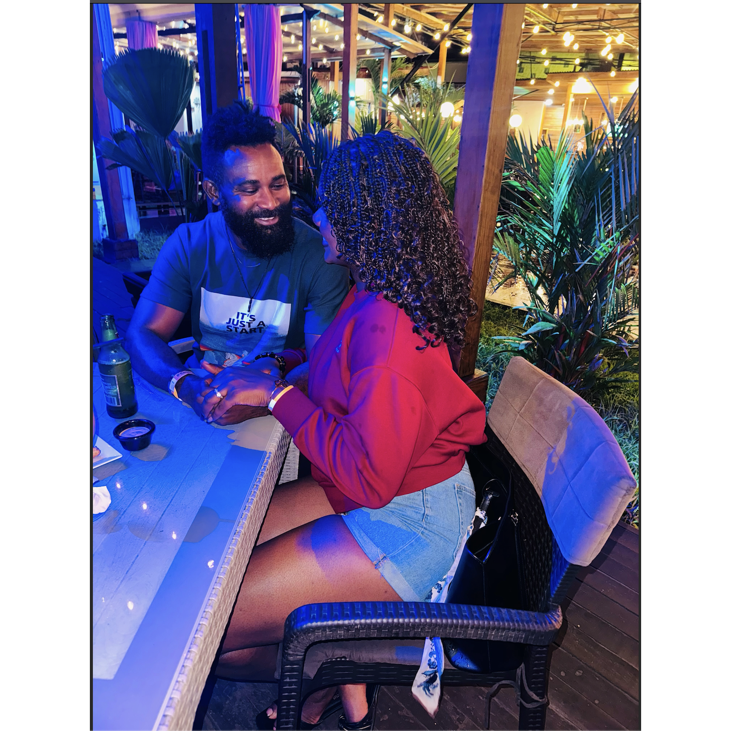Dinner date at our favorite restaurant, D'Calabash!