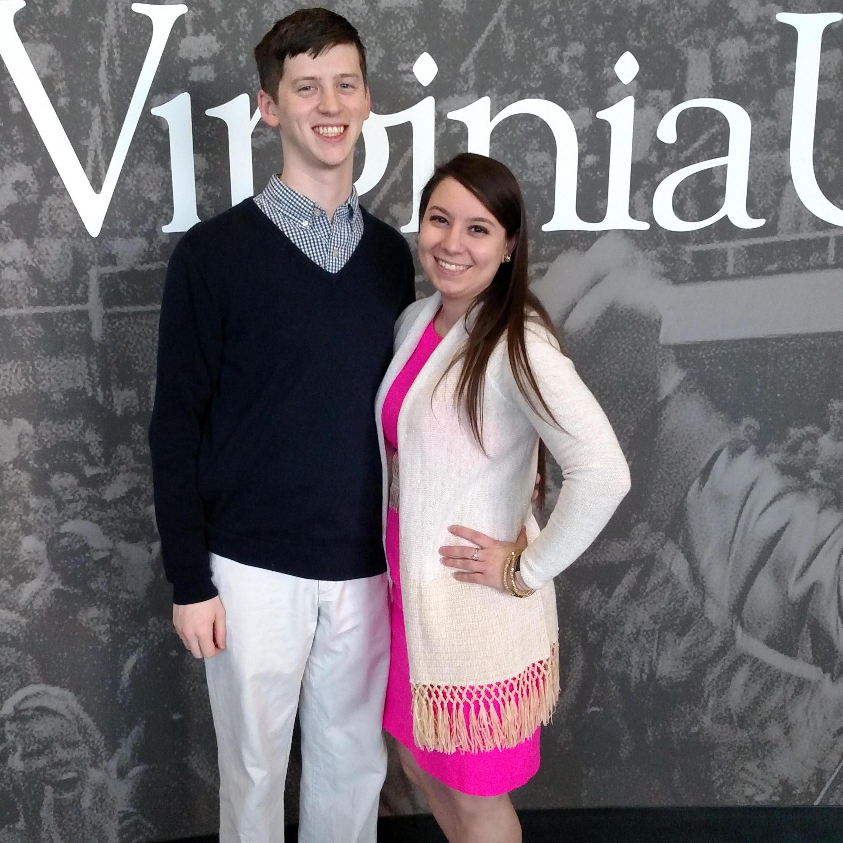 Spring 2017, celebrating 10 years together. The end of our first year together at WVU. This was shortly after I started plotting my engagement surprise that wouldn't happen until 15 months later!