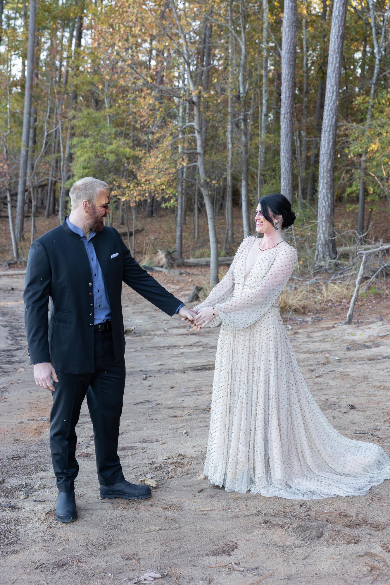 zombie wedding first look - Nov. 2022