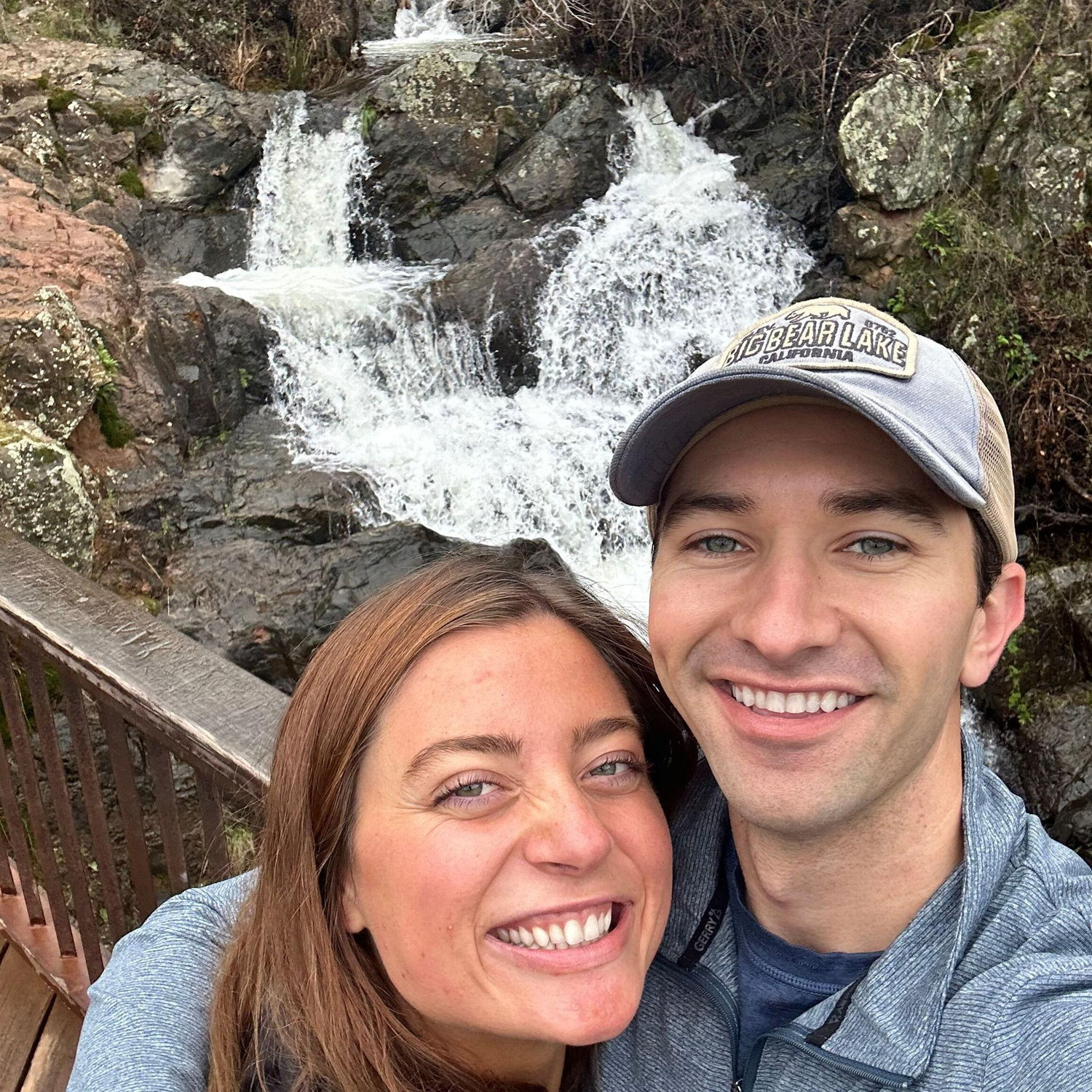Hiking Hidden Falls.