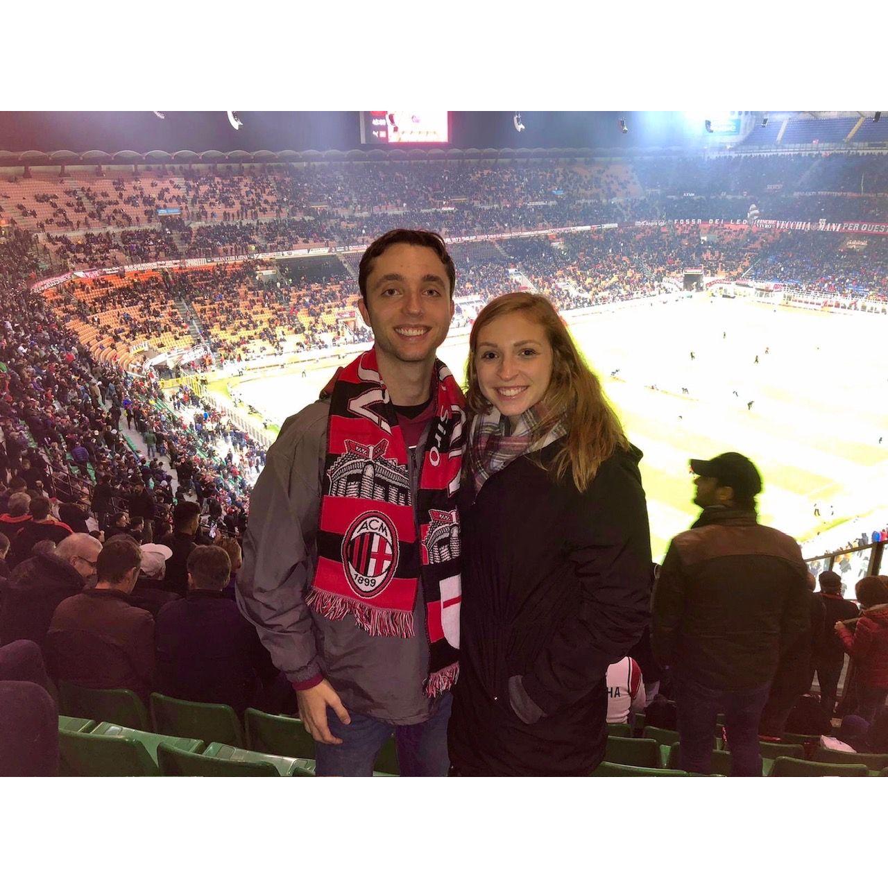 Catching some futbal @ the San Siro (Milan)