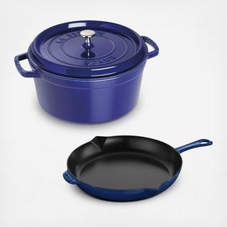 3-Piece Cocotte and Fry Pan Set