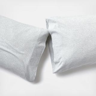 Cozysoft Organic Jersey Pillowcases, Set of 2