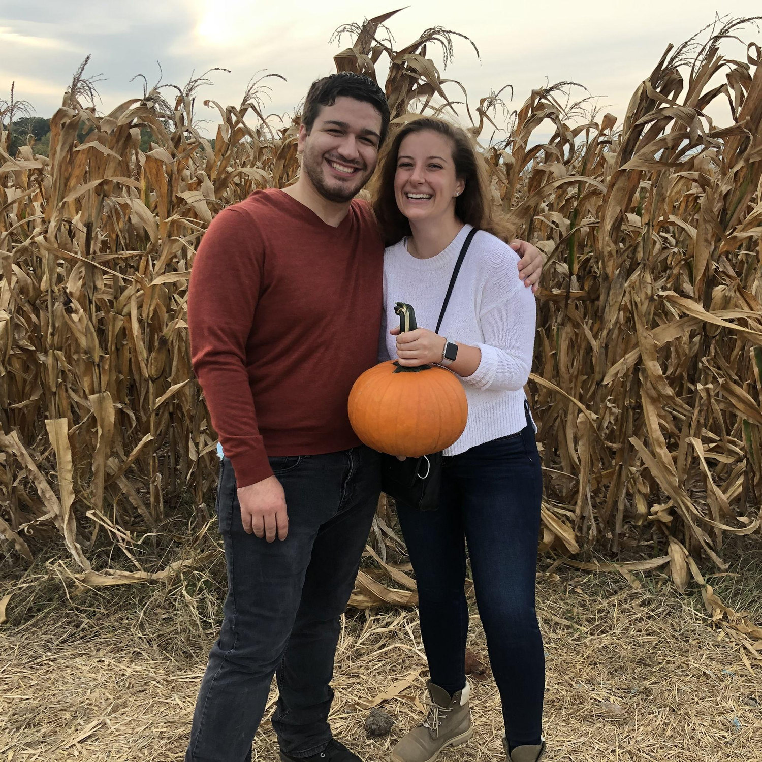 Pumpkin picking during COVID