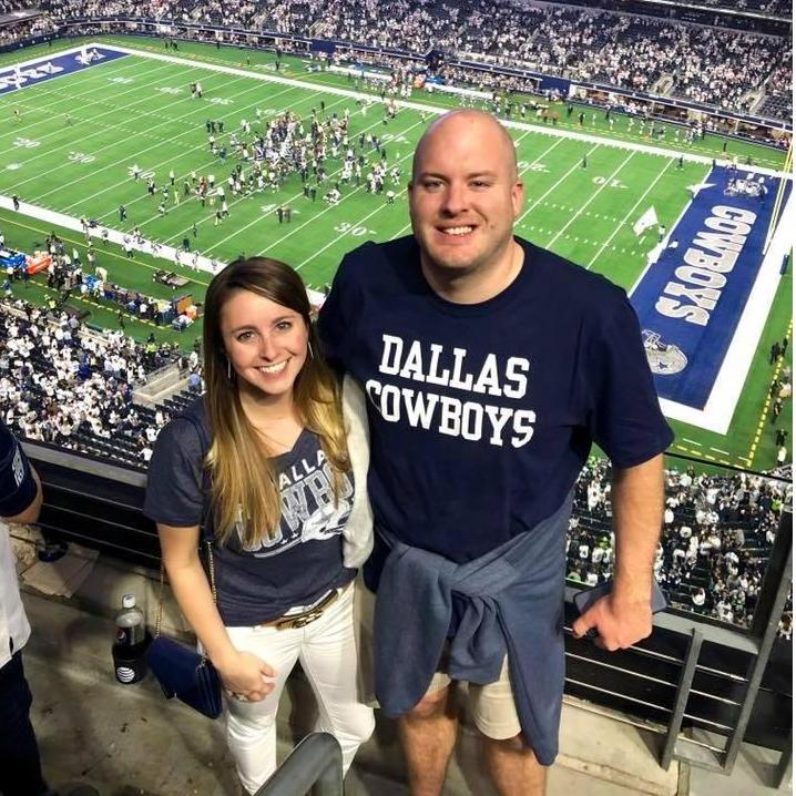 A very rare site - Ryan in a Cowboy's shirt!