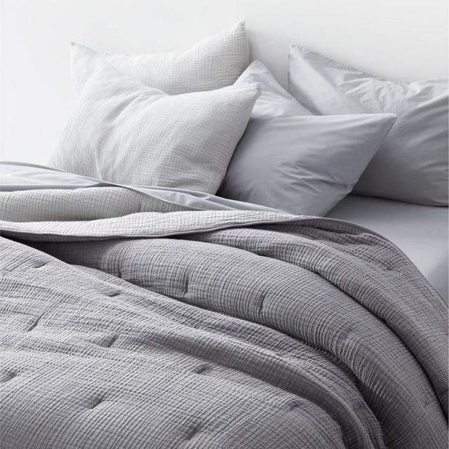 Parachute Cloud Cotton Steel+Smoke Full/Queen Quilt