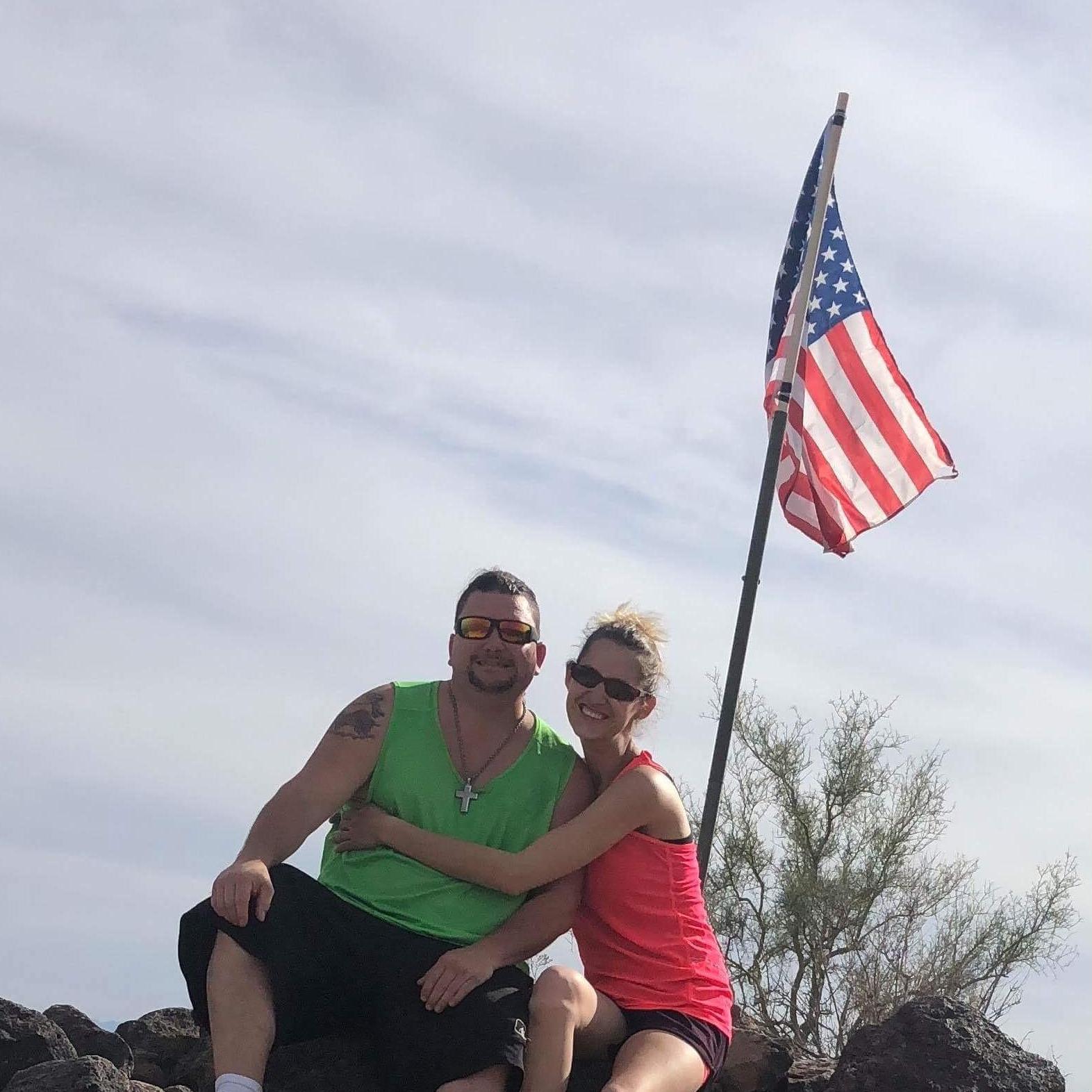 This was our first date hiking on March 12, 2018