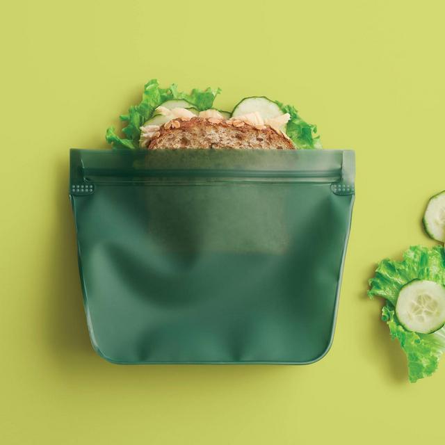 2pk PEVA Reusable Sandwich Bag Crisp Green - Room Essentials™