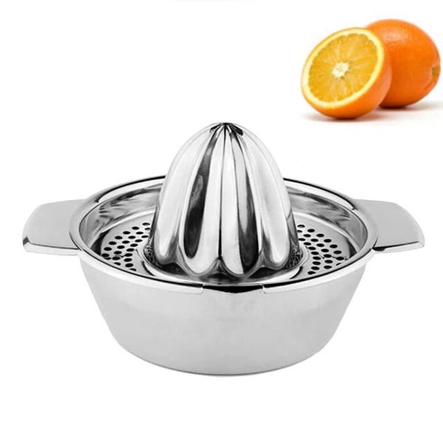 Stainless Steel Citrus Orange Juicer Lemon Lime Fruit Hand Squeezer Kitchen Tool