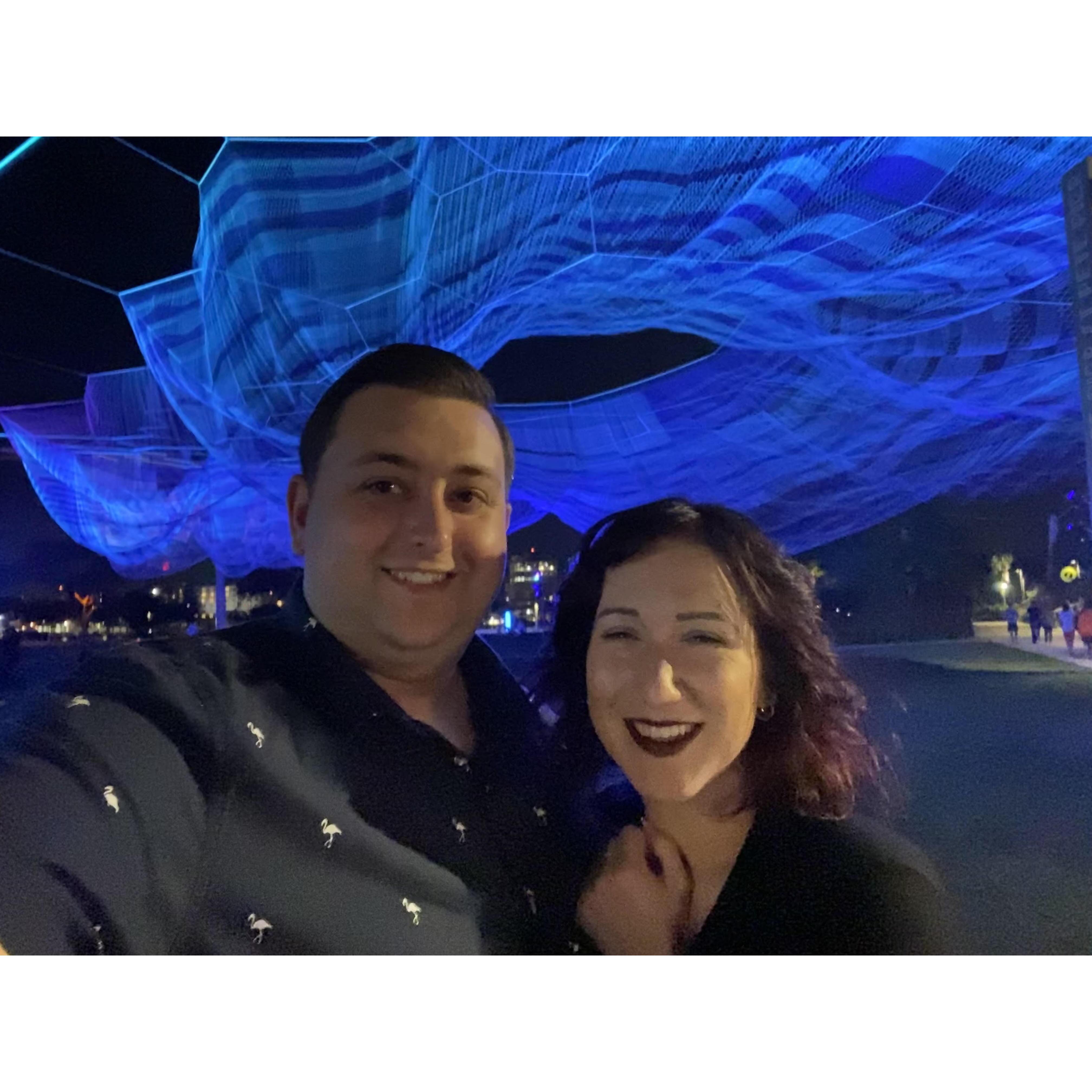 Our first date!