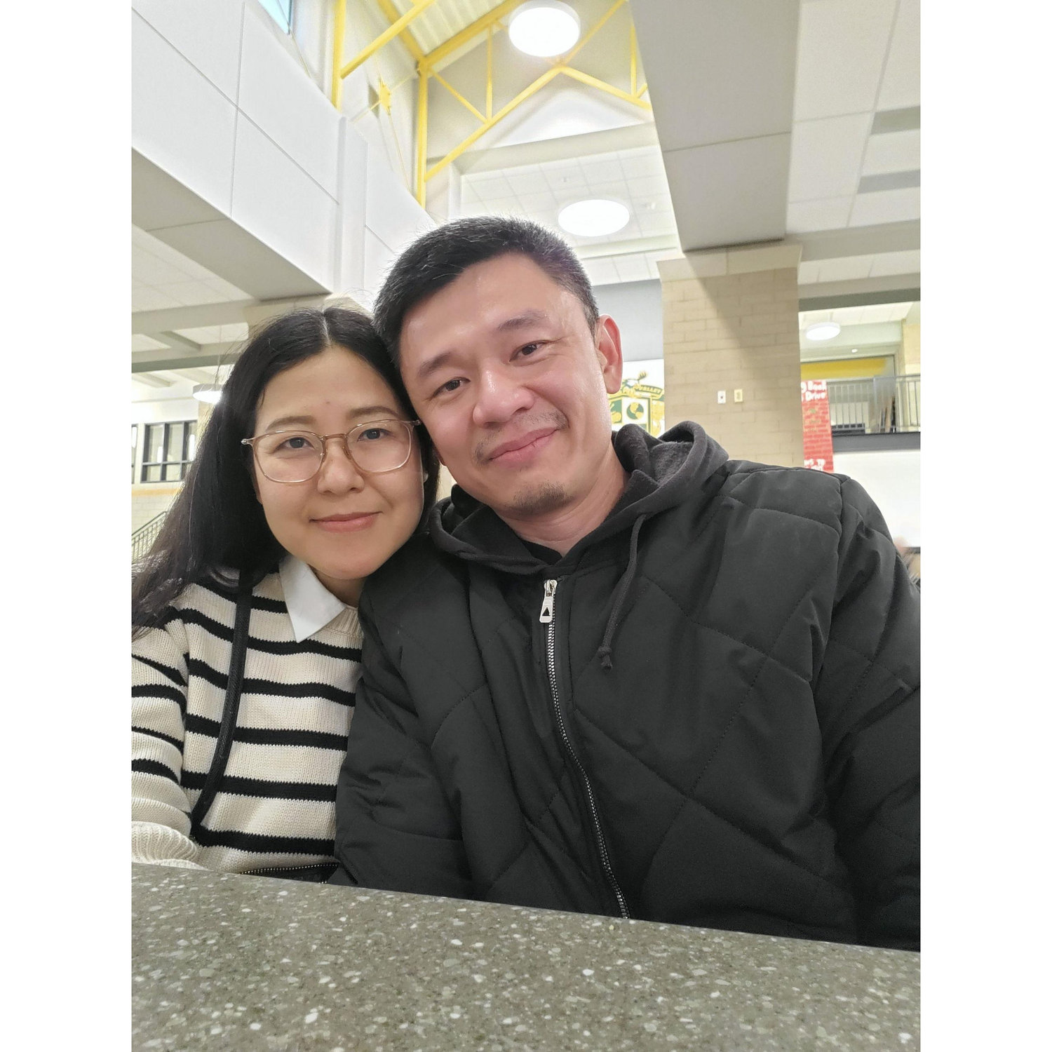 Captured: one of his favorite photos of us