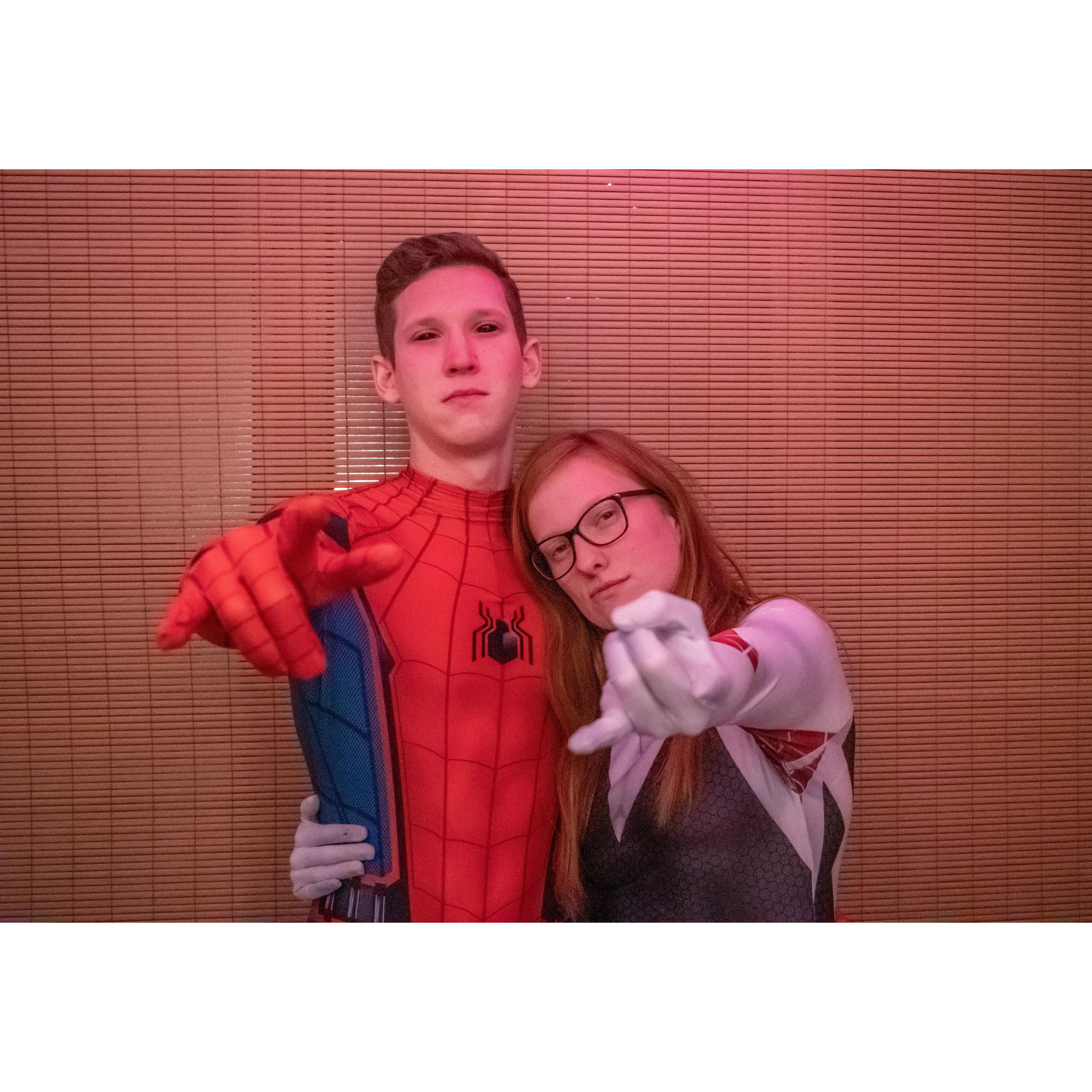 Halloween 2020, Spiderman & Spider Gwen!
