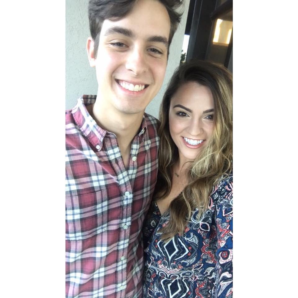 Enjoying the sunshine on our trip to Nashville!