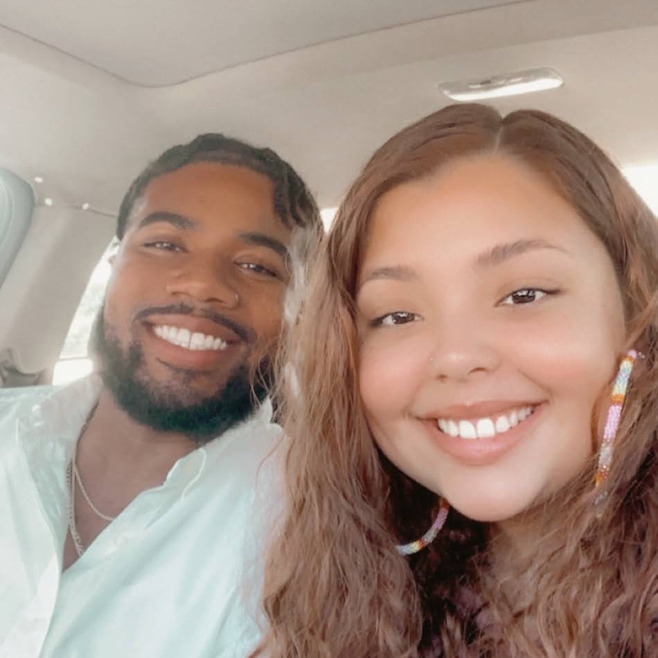 The very first pic I posted of us