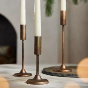 Burnished Copper Taper Holder - Medium