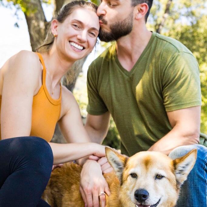 Our engagent and my eldest, Chance