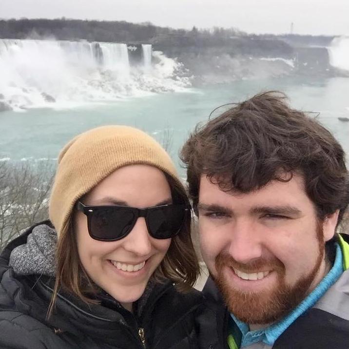Our first time seeing Niagara Falls.
