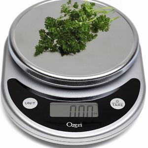 Ozeri ZK14-S Pronto Digital Multifunction Kitchen and Food Scale, Elegant Black
