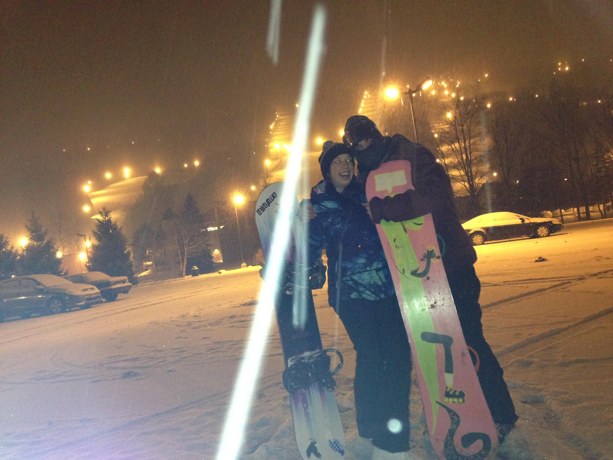 First year of snowboarding together!