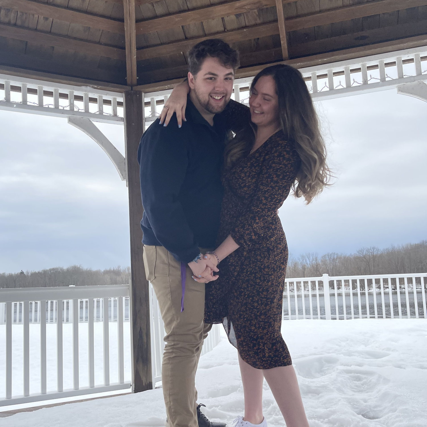 About 1 month into our relationship outside of Oswego