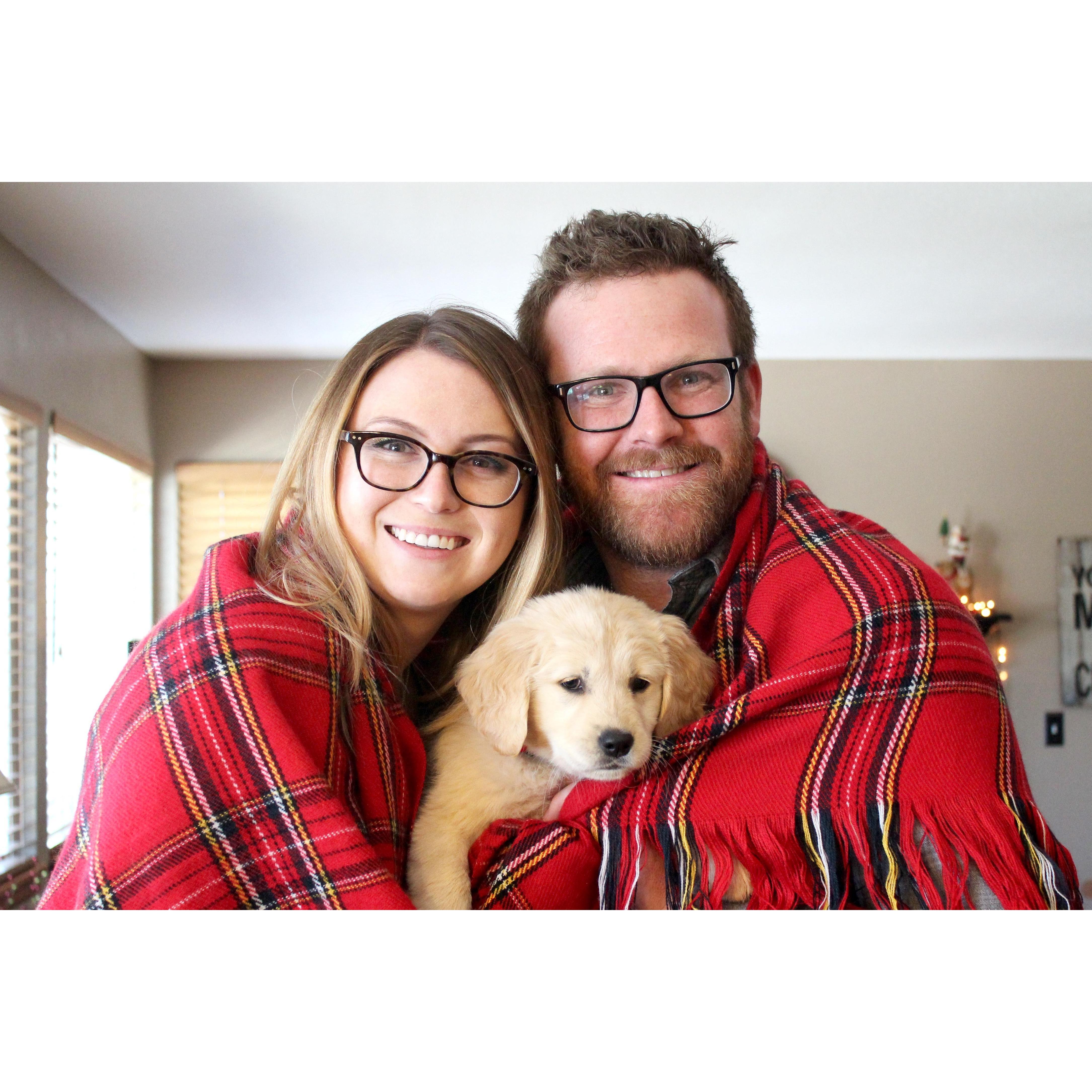 Our first family photo with our sweet Sadie Lane. 
Christmas - 2017