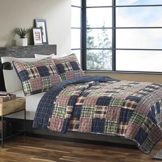 Madrona Plaid 3-Piece Quilt Set