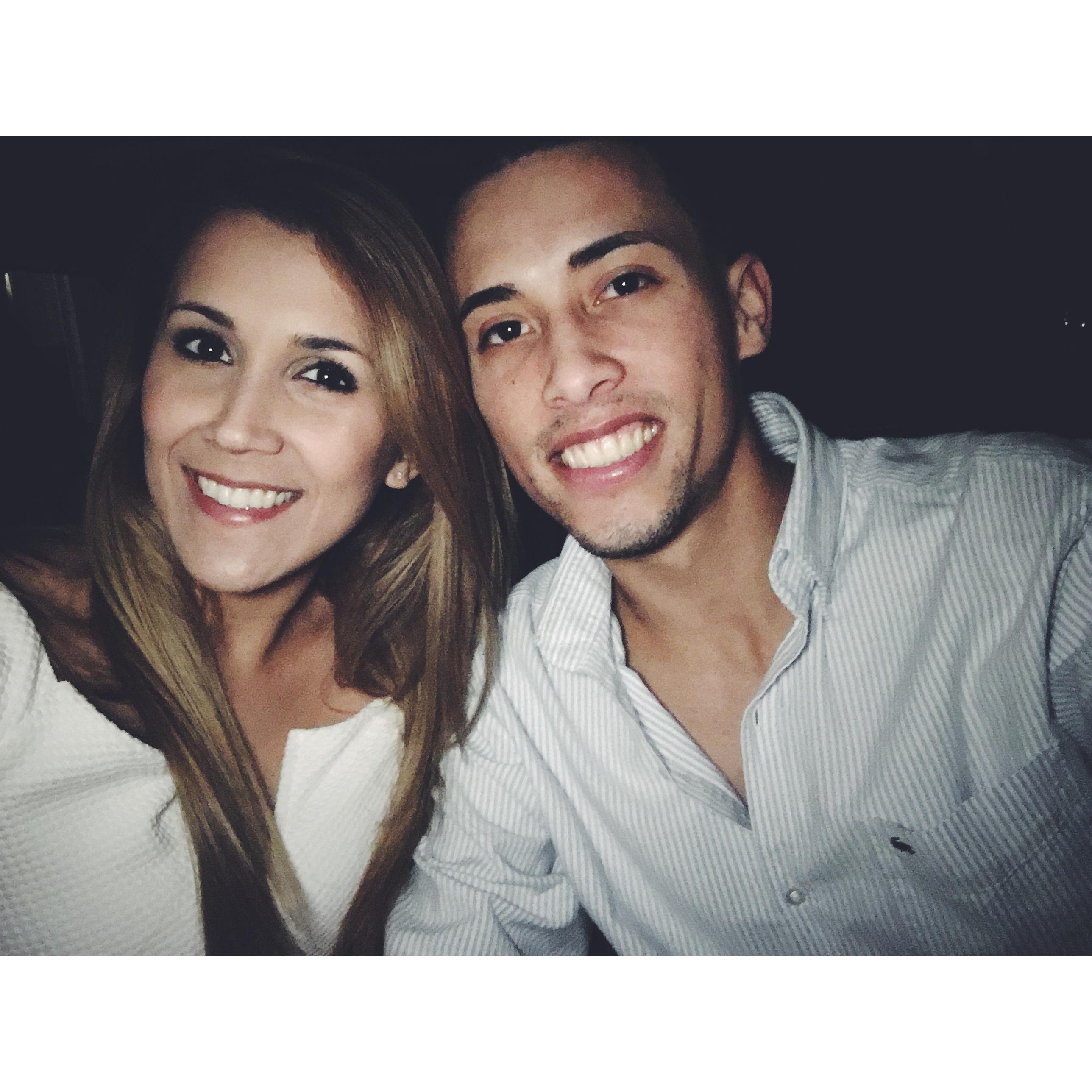 One of our many dates!