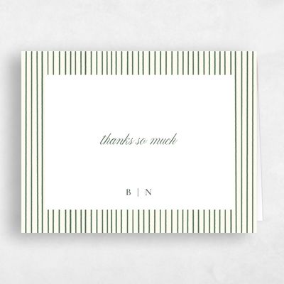 Green Landscape Wedding Thank You - Rodez Landscape