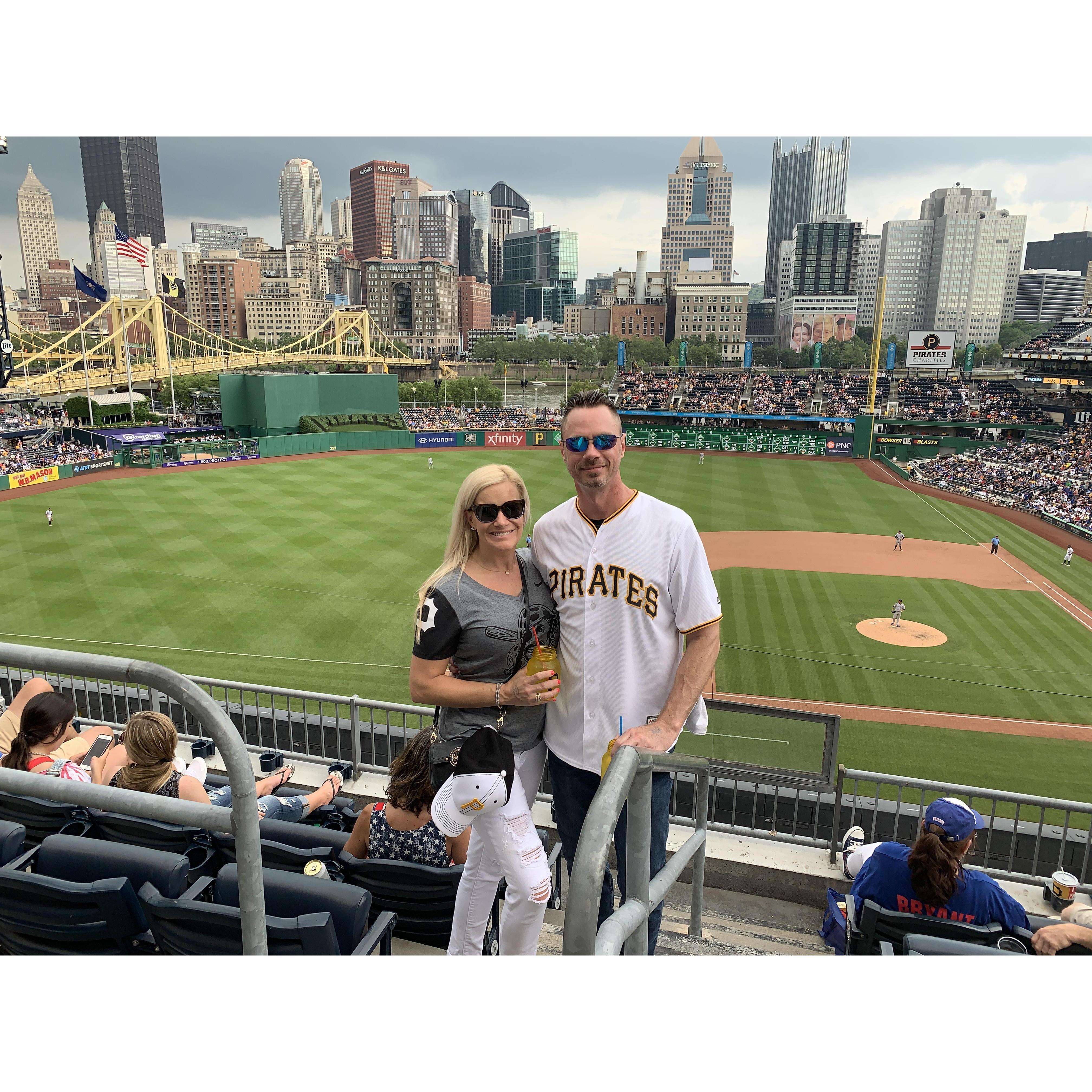 Our first Pirates Game