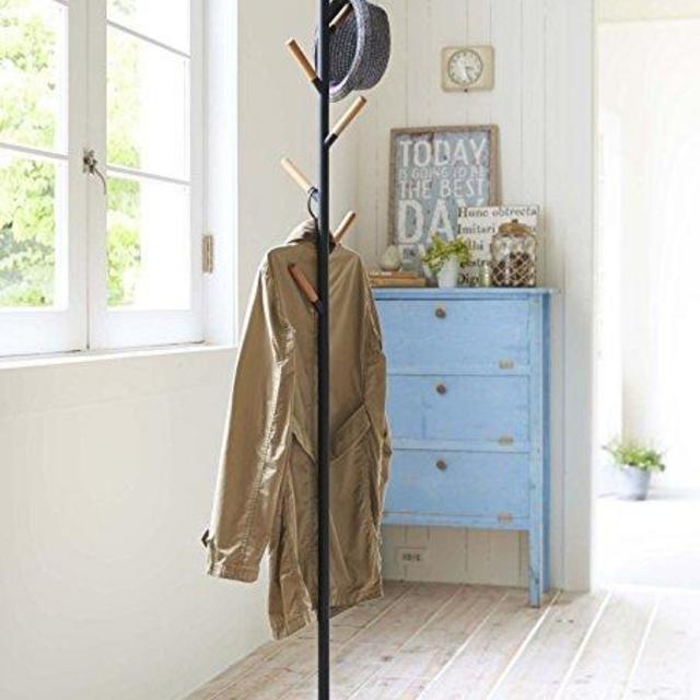 YAMAZAKI home 2815 Plain Coat Hanger, Black